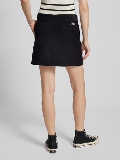 Dickies Minirok met fijnrib, model 'CORDUROY' Zwart - 5