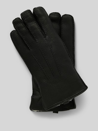 Akaroa Handschuhe mit Lammfell Modell 'BEN' Black 1