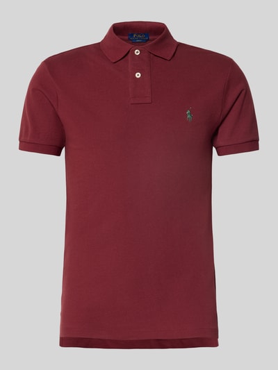 Polo Ralph Lauren Poloshirt mit Label-Stitching Bordeaux 2