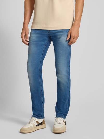 MAC Straight Fit Jeans im 5-Pocket-Design Modell 'ARNE PIPE' Blau 4