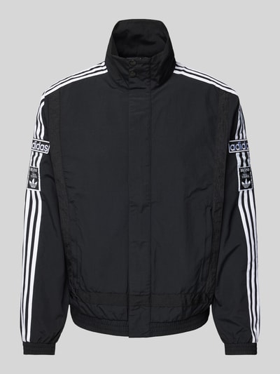 adidas Originals Sweatjack met opstaande kraag, model 'BECKENBAUER' Zwart - 1