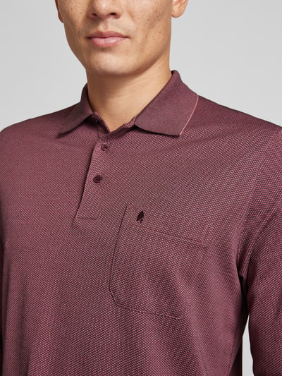 RAGMAN Shirt met lange mouwen met polokraag Rood - 3