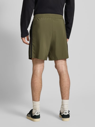 adidas Sportswear Korte broek met elastische band en tunnelkoord Olijfgroen - 5