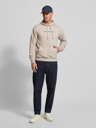 Tommy Hilfiger Regular Fit Hoodie aus Baumwoll-Mix Modell ' OH HOODIE' Offwhite Melange 1
