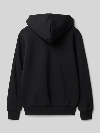 KARL KANI Bluza rozpinana o kroju regular fit z mieszanki bawełny z zamkiem błyskawicznym Czarny 3