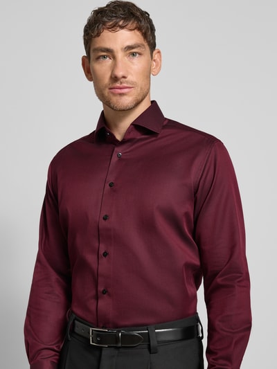 ETERNA Modern Fit Business-Hemd mit Haifischkragen Rot 3