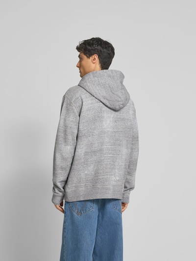 Dsquared2 Oversized Sweatjacke aus Baumwolle Dunkelgrau Melange 5