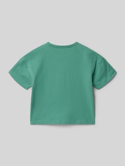 Productfoto, Regular Fit T-shirt uit katoenmix van s.Oliver RED LABEL, look: effen kleuren, korte mouw, ronde hals, puur katoen, kinder