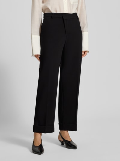 OPUS Regular Fit Hose mit Viskose-Anteil Black 4