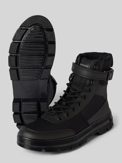 Dr. Martens Boots met treklus, model 'Combs Tech' Zwart - 4