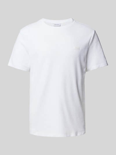 CK Calvin Klein T-shirt met labelpatch Wit - 2