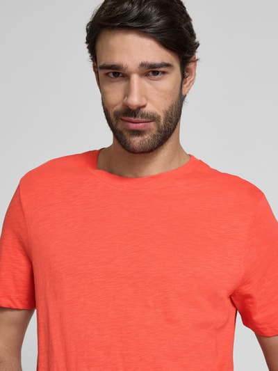 MCNEAL T-shirt met geribde ronde hals Lichtrood - 3