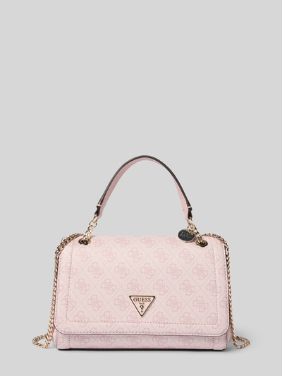 Guess Handtasche mit Label-Applikation Modell 'NOELLE' Rose 2
