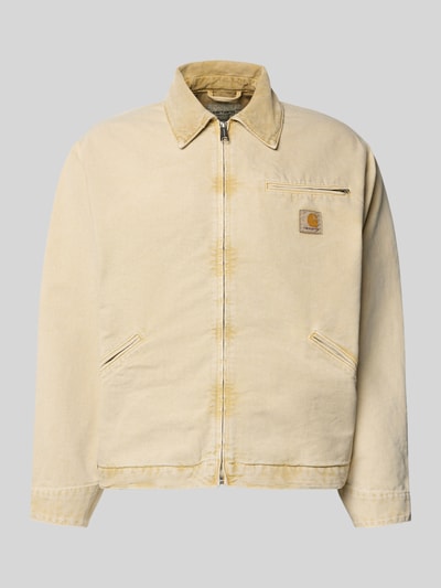 Carhartt Work In Progress Jacke mit Umlegekragen und Reißverschluss Beige 2