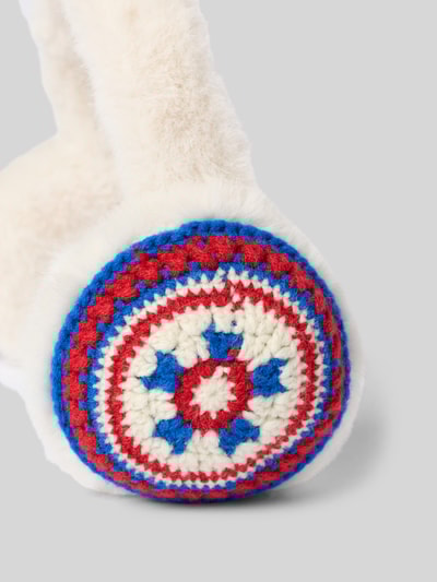 Barts Ohrenwärmer mit Kunstfellbesatz Modell 'Crochetti' Blau 2