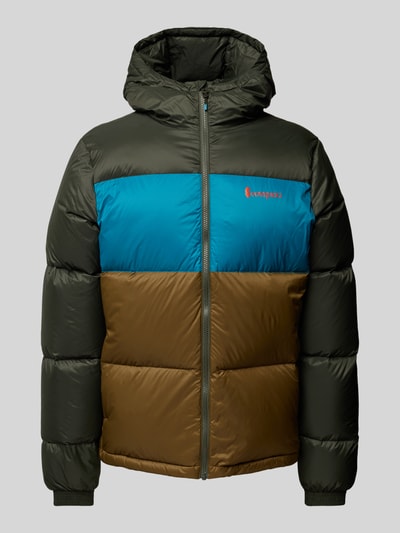 Cotopaxi Kurtka pikowana w stylu Colour Blocking model ‘Solazo’ Oliwkowy 2