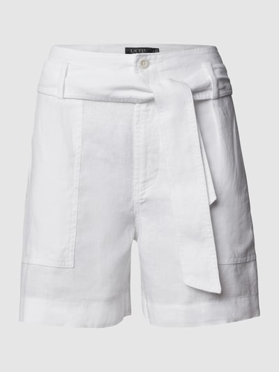 Lauren Ralph Lauren Shorts aus Leinen Weiss 2