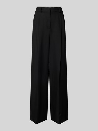 Weekend Max Mara Wide Leg Bundfaltenhose mit Bügelfalten Modell 'VELIERO' Black 2