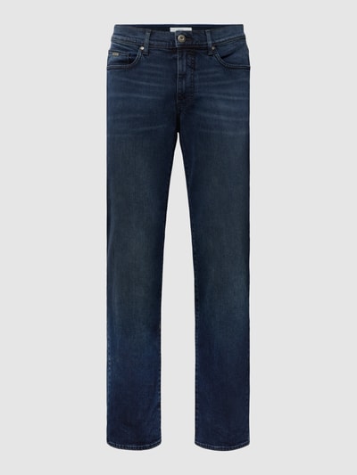 Brax Straight Fit Jeans mit Label-Detail Modell 'CADIZ' Dunkelblau 2