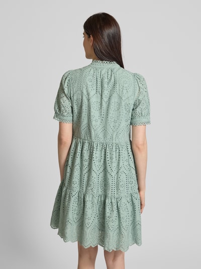YAS Minikleid mit Lochstickerei Modell 'Holi' Mint 5