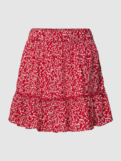 Review Minirok met bloemenmotief Rood - 2