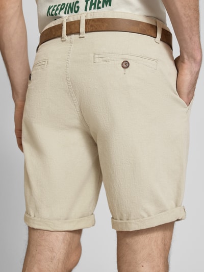 Redefined Rebel Bermudas mit Gürtel und Eingrifftaschen Modell 'NEBRASKA' Lind 3