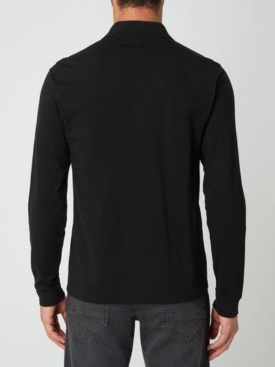 Lacoste Slim Fit Poloshirt mit langen Ärmeln  Black 5