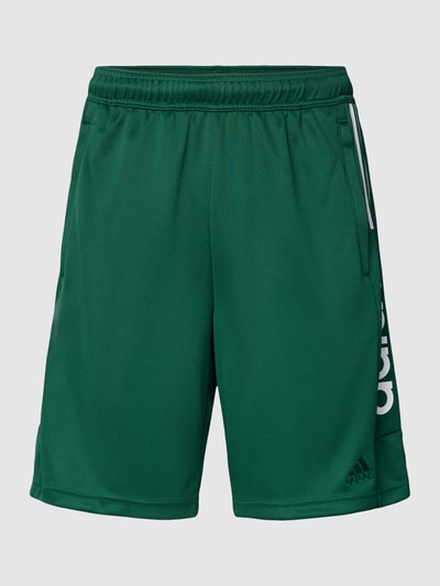 ADIDAS SPORTSWEAR Sweatshorts met labelprint, model 'TIRO' Flessengroen - 2