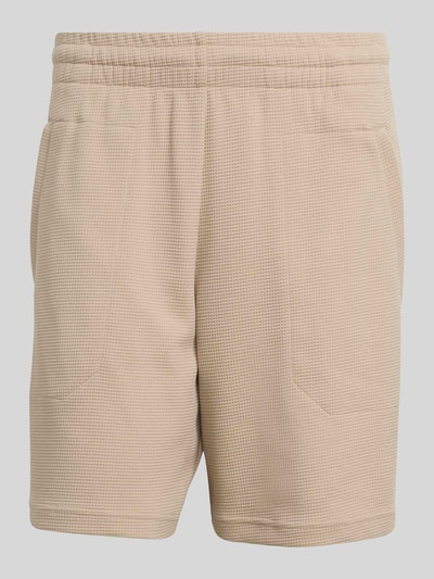 adidas Originals Regular Fit Trainingsshorts mit elastischem Bund Beige 2