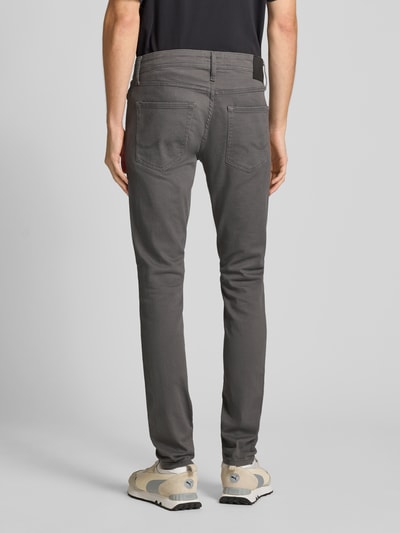 Jack & Jones Slim Fit Jeans mit Eingrifftaschen Modell 'GLENN' Mittelgrau 5