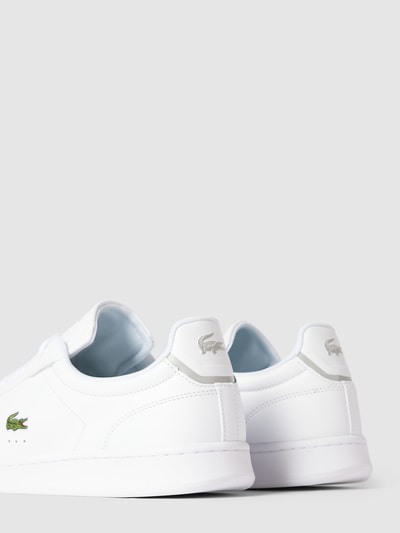 Lacoste Sneaker  mit Label-Print und  Logo-Stitching Modell 'CARNABY' Weiss 2