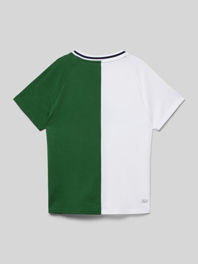 Lacoste T-shirt met logostitching Wit - 3