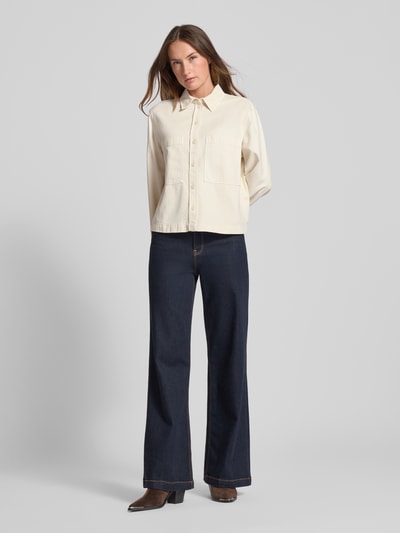 JAKE*S STUDIO WOMAN Bluzka koszulowa z listwą guzikową Écru 1