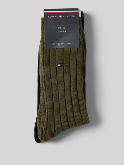 Tommy Hilfiger Strümpfe aus Baumwoll-Mix im 2er-Pack Khaki 3