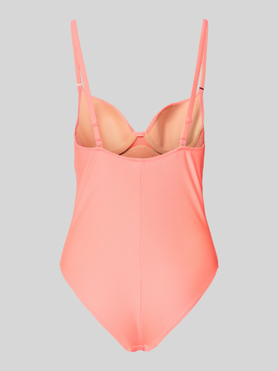 Produktfoto, Body met verstelbare bandjes van Marie Jo, dames body in materiaalmix met stretch, nauwsluitend model, hartvormige hals