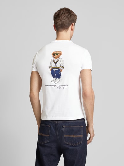 Polo Ralph Lauren T-Shirt mit Brusttasche Weiss 5