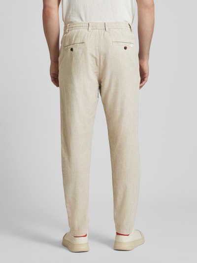 SELECTED HOMME Stoffen broek met tunnelkoord Mintgroen - 5