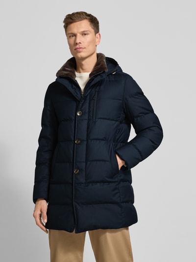 GimoS Steppmantel mit Kapuze Marine 4