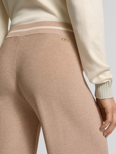 LIU JO SPORT Stoffhose mit elastischem Bund Taupe 3