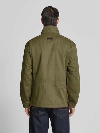 Barbour Jacke mit Pattentaschen Modell 'SANDERLI' Oliv 5