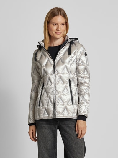 Gil Bret Light-Daunenjacke mit Kapuze Silber 4