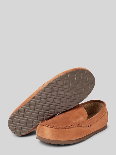 Tommy Hilfiger Moccasins met labeldetails Cognac - 4