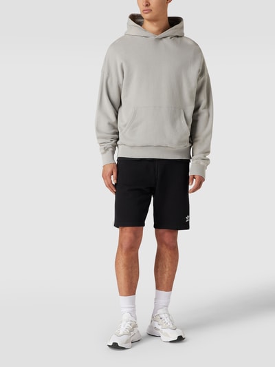 adidas Originals Sweatshorts met contraststrepen Zwart - 1