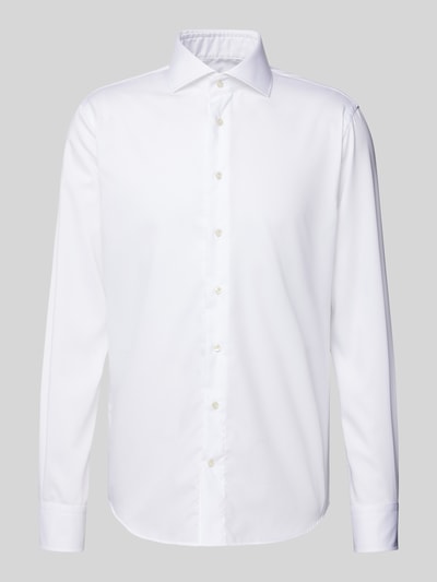 Profuomo Koszula biznesowa o kroju slim fit z kołnierzykiem typu cutaway Biały 2