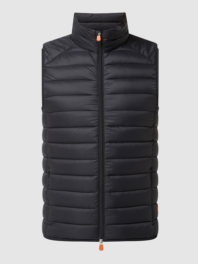 SAVE THE DUCK Lichte bodywarmer met ritszakken, model 'Giga' Zwart - 2