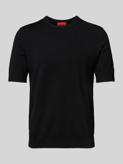 HUGO T-Shirt mit Rundhalsausschnitt Black 1