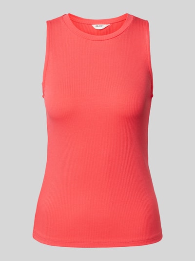 Object Tanktop in Ripp-Optik Modell 'Jamie' Pink 2