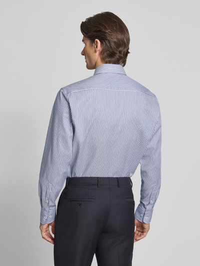 ETERNA Comfort Fit Businesshemd mit Knopfleiste Marine 5