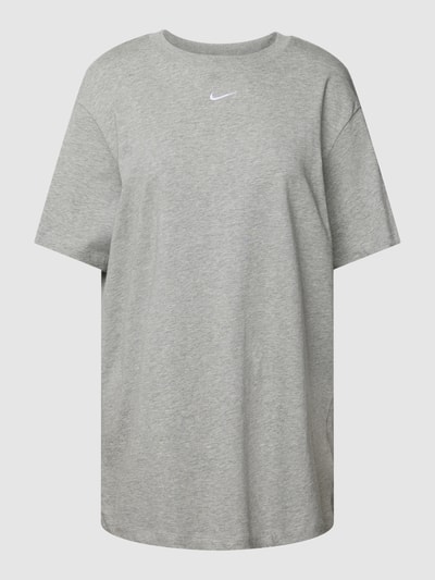 Nike T-shirt z wyhaftowanym logo Jasnoszary 2