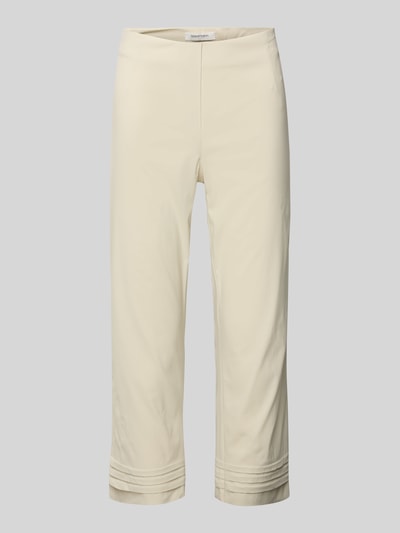 STEHMANN Slim fit broek met verkort model, model 'Ina' Beige - 2